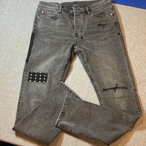 Ksubi jeans Chitchat Copy Paste, slim fit, patchwork, size 33